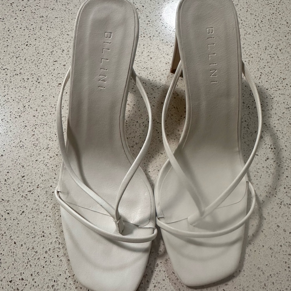 Billini Silas Heels White